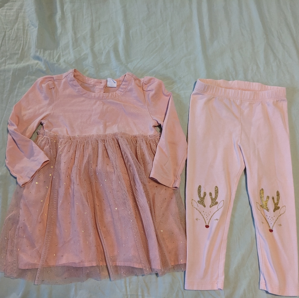 Baby Gap dress and leggings